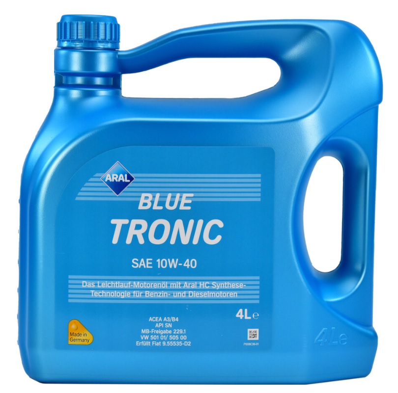 Моторна олива 4л SAE 5W-40 Aral BlueTronic (154FE6)