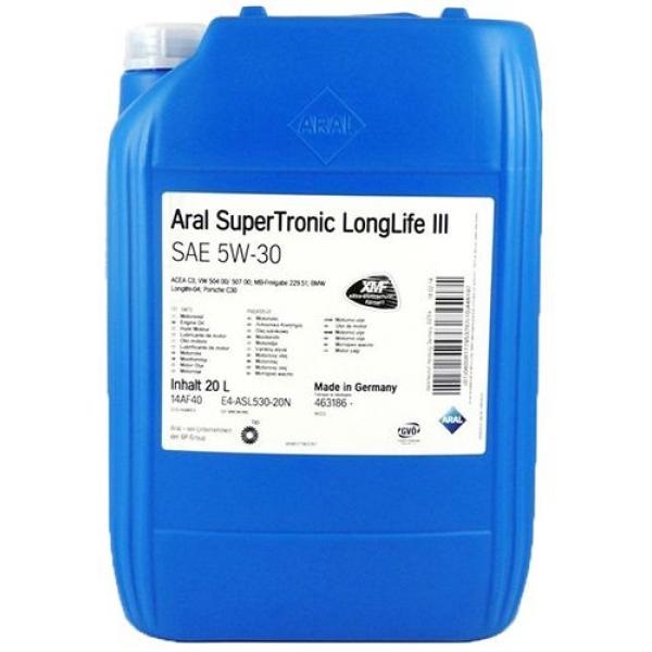 Моторна олива 20л SAE 5W-30 Aral SuperTronic Longlife III (14AF40)