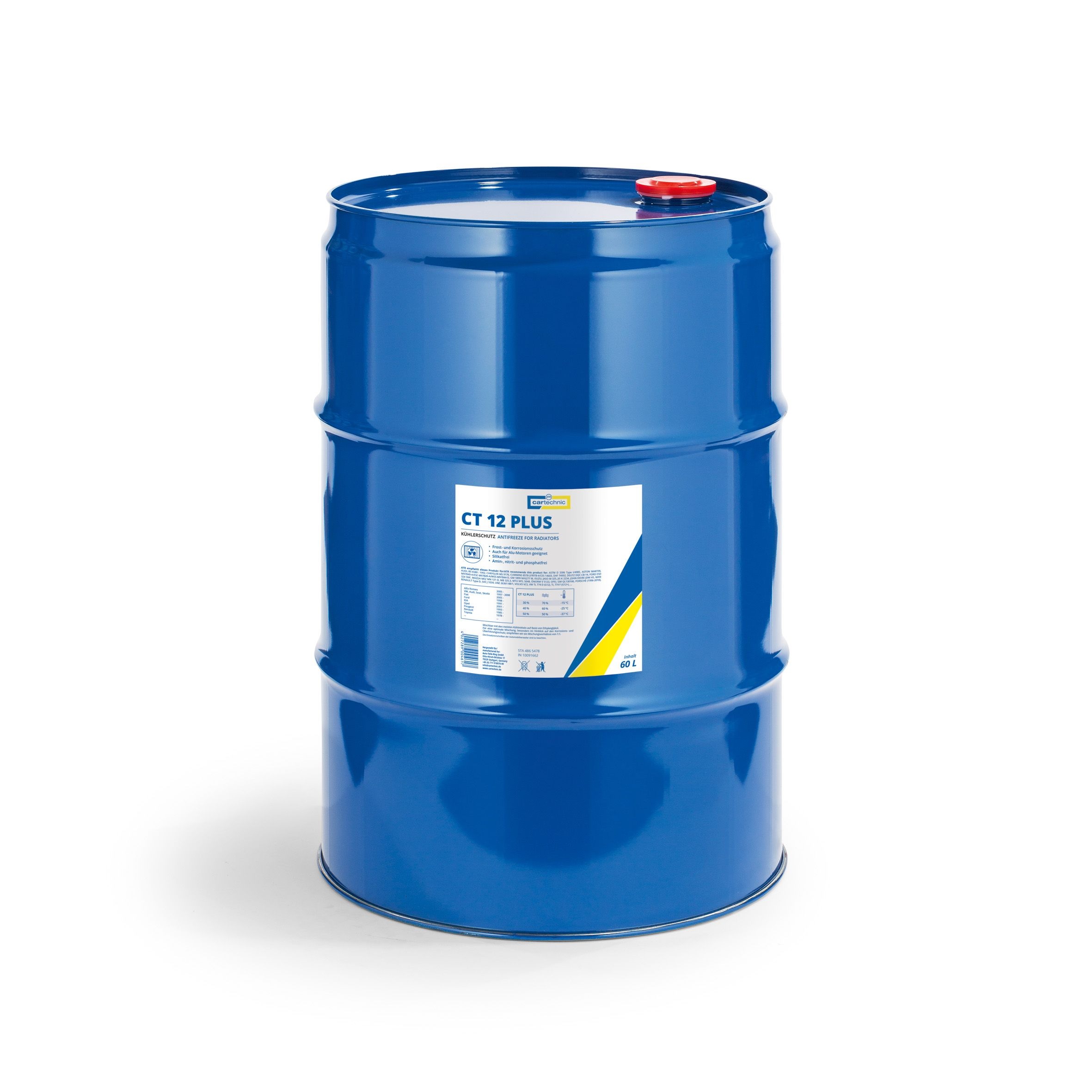 Концентрат антифризу G12+ 60л CARTECHNIC (CART999 CT12 PLUS)