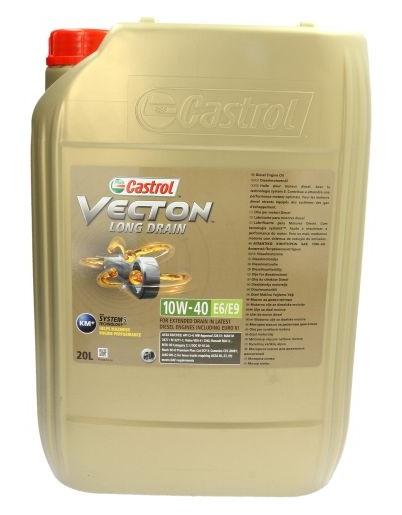 Моторна олива 20л SAE 10W-40 CASTROL Vecton Long Drain E6/E9 (15A1A4)
