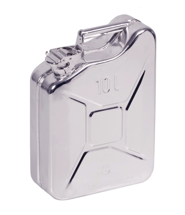 Каністра 10 л сталева нержавіюча Gelg