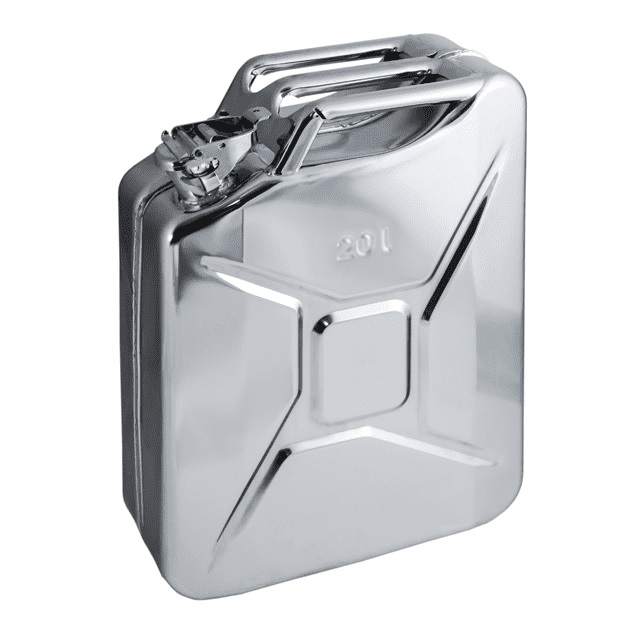 Каністра 20 л сталева нержавіюча Gelg